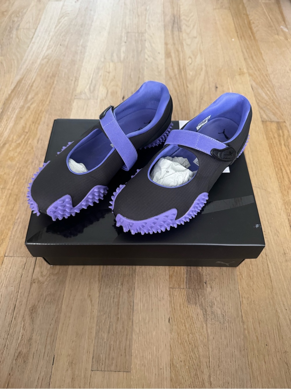 PUMA Mostro Mary Jane Sneakers – Black/Purple